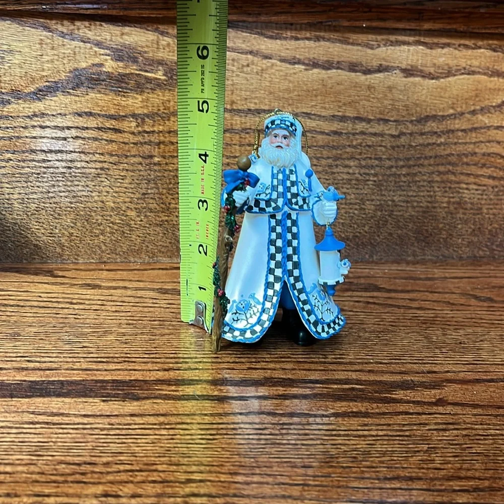 Ashton Drake Blue Joy Santa's Feathered Friends Ornament Collection